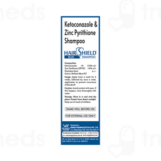 Hairshield Blue Shampoo With Neem Comb 110ml