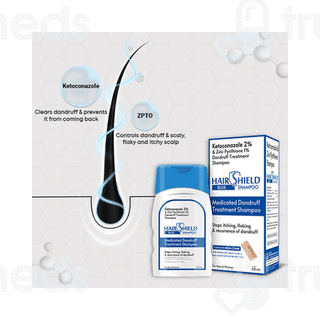 Hairshield Blue Shampoo With Neem Comb 110ml