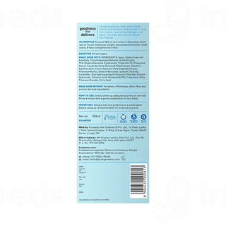 Plum Coconut Milk & Peptides Strength & Shine Shampoo 250ml