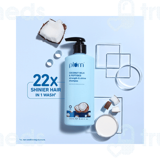 Plum Coconut Milk & Peptides Strength & Shine Shampoo 250ml