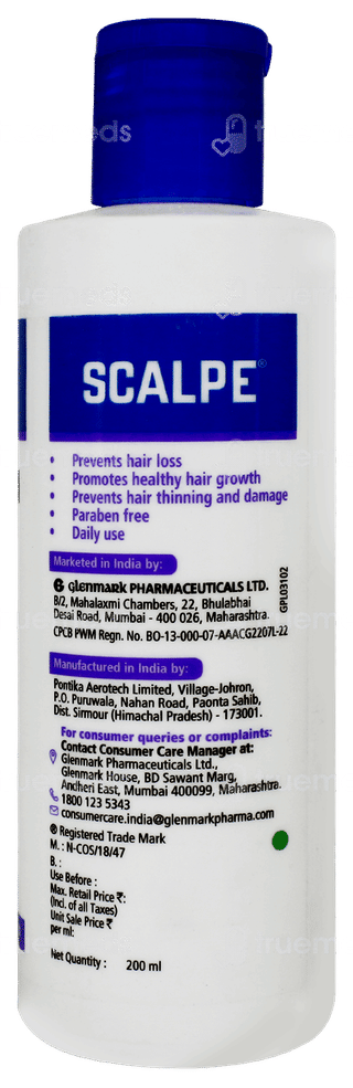 Scalpe Anti Hairfall Shampoo 200ml