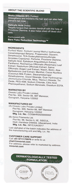 Bare Anatomy Expert Anti Dandruff Shampoo 250ml