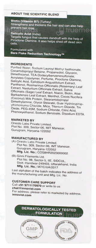 Bare Anatomy Expert Anti Dandruff Shampoo 250ml