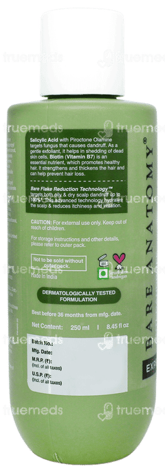 Bare Anatomy Expert Anti Dandruff Shampoo 250ml