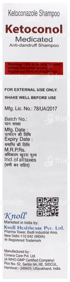 Ketoconol Shampoo 100ml Ketoconol Shampoo 100ml