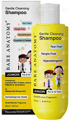 Bare Anatomy Junior Gentle Cleansing Shampoo 250ml Bare Anatomy Junior Gentle Cleansing Shampoo 250ml