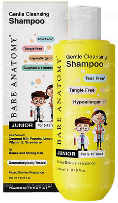 Bare Anatomy Junior Gentle Cleansing Shampoo 250ml