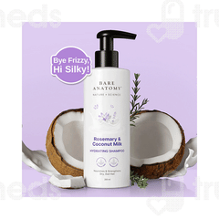 Bare Anatomy Rosemary & Coconut Milk Hydrating Shampoo 200ml