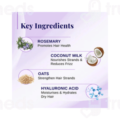 Bare Anatomy Rosemary & Coconut Milk Hydrating Shampoo 200ml