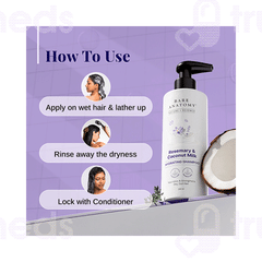 Bare Anatomy Rosemary & Coconut Milk Hydrating Shampoo 200ml
