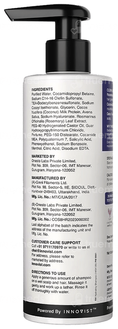 Bare Anatomy Rosemary & Coconut Milk Hydrating Shampoo 200ml