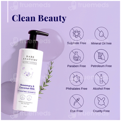Bare Anatomy Rosemary & Coconut Milk Hydrating Shampoo 200ml