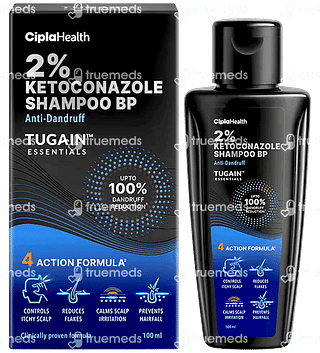 Tugain Essentials 2% Ketoconazole Anti Dandruff Shampoo 100ml