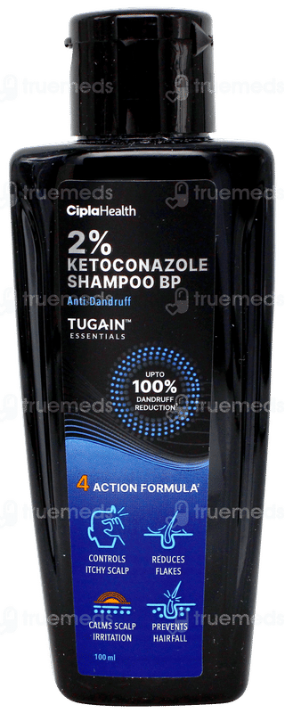 Tugain Essentials 2% Ketoconazole Anti Dandruff Shampoo 100ml