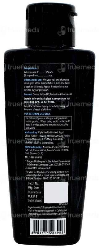 Tugain Essentials 2% Ketoconazole Anti Dandruff Shampoo 100ml