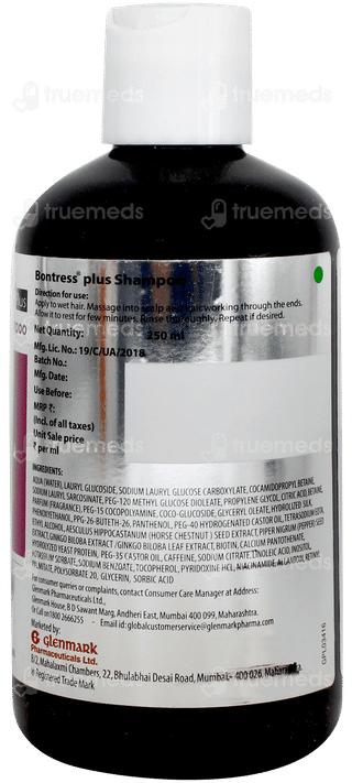 Bontress Plus Shampoo 250ml