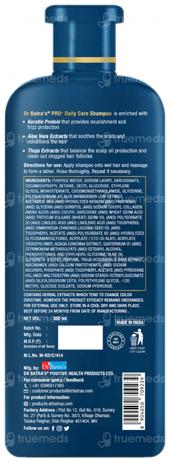 Dr Batras Pro+ Daily Care Shampoo 350ml