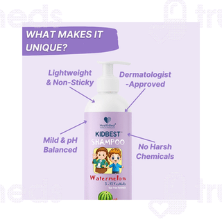 Healthbest Kidbest 3 To 13 Yrs Kids Watermelon Shampoo 500ml