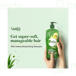 Dabur Vatika Naturals Olive & Aloe Vera Intense Moisturizing Shampoo 640ml