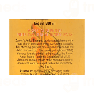 Zacson Arnica Shampoo 500ml