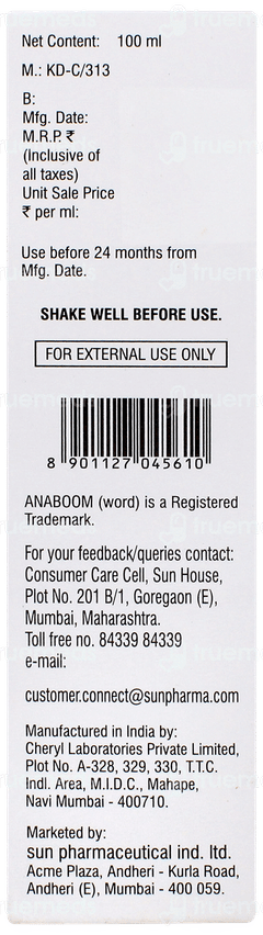Anaboom + Anti Hairfall Shampoo 100ml