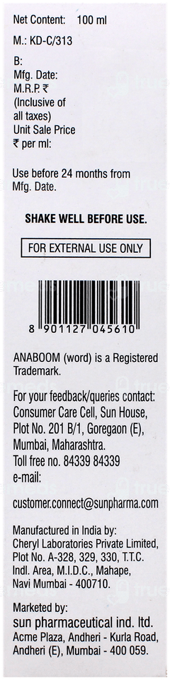 Anaboom + Anti Hairfall Shampoo 100Ml