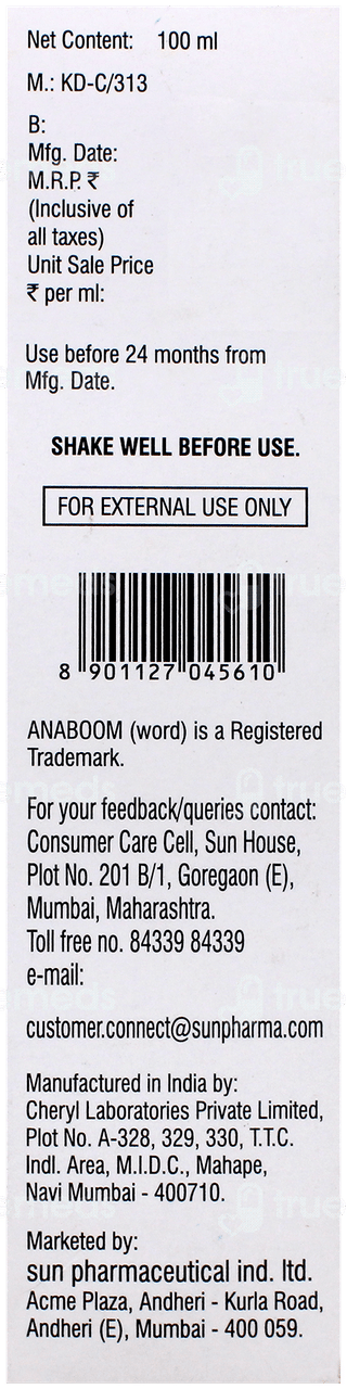 Anaboom + Anti Hairfall Shampoo 100Ml