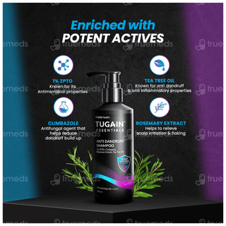 Tugain Essentials Anti Dandruff Shampoo 200Ml