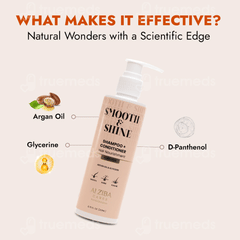 Al Ziba Cares Smooth & Shine Hair Nourishment Shampoo + Conditioner 200ml