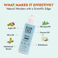 Al Ziba Cares Hairfall Control Keratin Therapy Shampoo 200ml