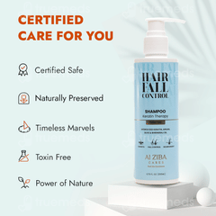 Al Ziba Cares Hairfall Control Keratin Therapy Shampoo 200ml