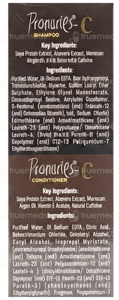 Pronuries C Shampoo 200Ml + Conditioner 100Ml Free