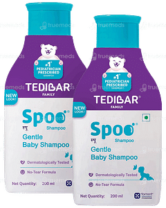 Tedibar Spoo Gentle Baby Shampoo 200ml Pack Of 2 Tedibar Spoo Gentle Baby Shampoo 200ml Pack Of 2