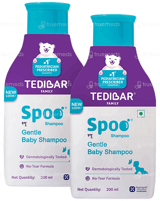 Tedibar Spoo Gentle Baby Shampoo 200ml Pack Of 2