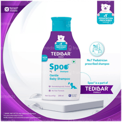Tedibar Spoo Gentle Baby Shampoo 200ml Pack Of 2