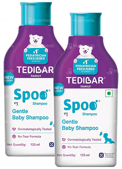 Tedibar Spoo Gentle Baby Shampoo 125ml Pack Of 2