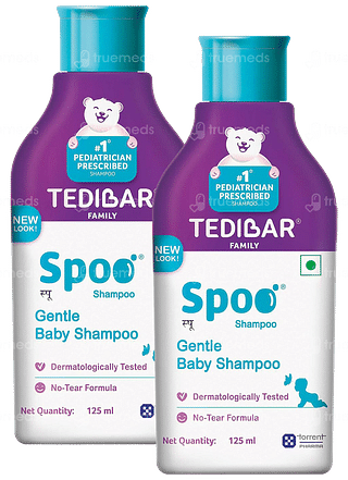 Tedibar Spoo Gentle Baby Shampoo 125ml Pack Of 2