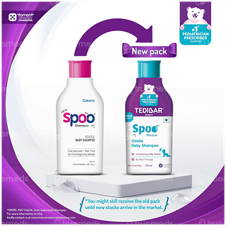 Tedibar Spoo Gentle Baby Shampoo 125ml Pack Of 2