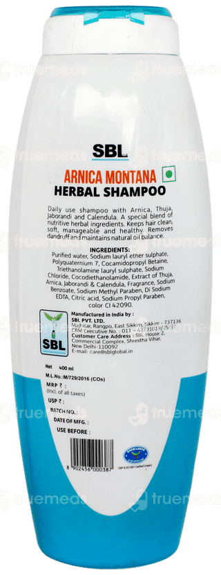 Sbl Arnica Montana Herbal Shampoo 400ml