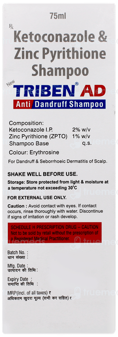 Triben Ad New Anti Dandruff Shampoo 75ml