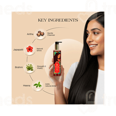 Ashpveda Essentials Of Japapatti & Brahmi Hair Wash Shampoo 200ml