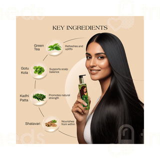 Ashpveda Green Tea & Gotu Kola Hair Wash 100ml