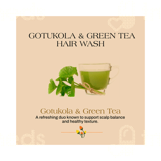 Ashpveda Green Tea & Gotu Kola Hair Wash 200ml