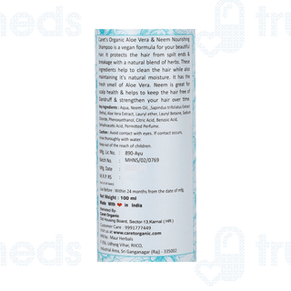 Caret Organic Conditioning Aloevera & Neem Shampoo 100ml