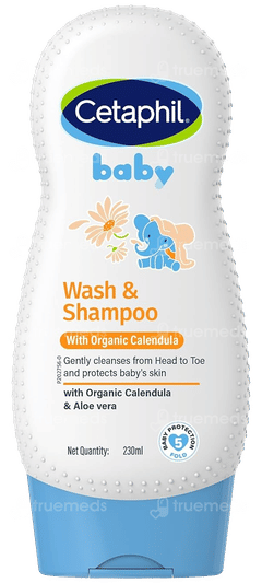Cetaphil Baby With Organic Calendula Wash & Shampoo 230ml Cetaphil Baby With Organic Calendula Wash & Shampoo 230ml