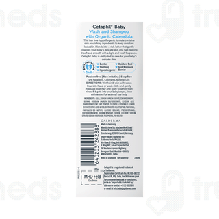 Cetaphil Baby With Organic Calendula Wash & Shampoo 230ml
