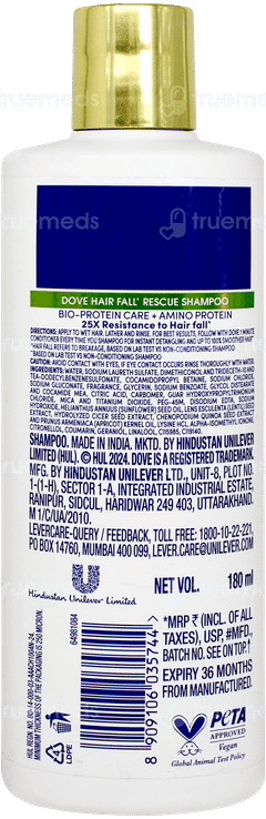 Dove Hair Fall Rescue Shampoo 180ml
