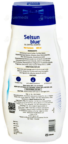 Selsun Blue Oil Control Shampoo 200ml