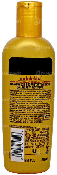Indulekha Bringha Hair Fall Control + Shampoo 200Ml
