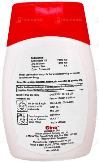 Ginkitoz Kz Shampoo 100Ml